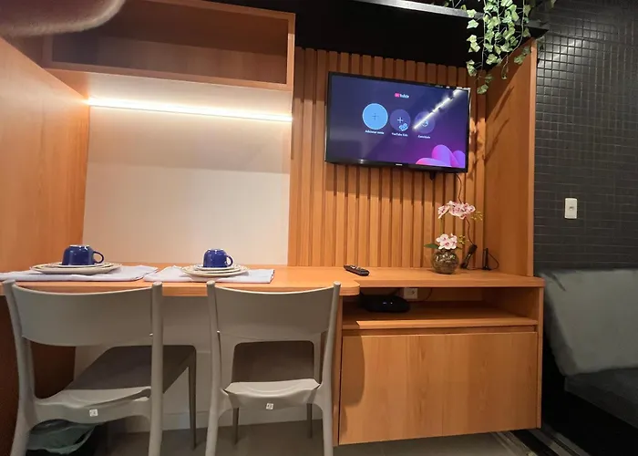 Studio Moderno E Charmoso No Melhor Lugar Da Barra